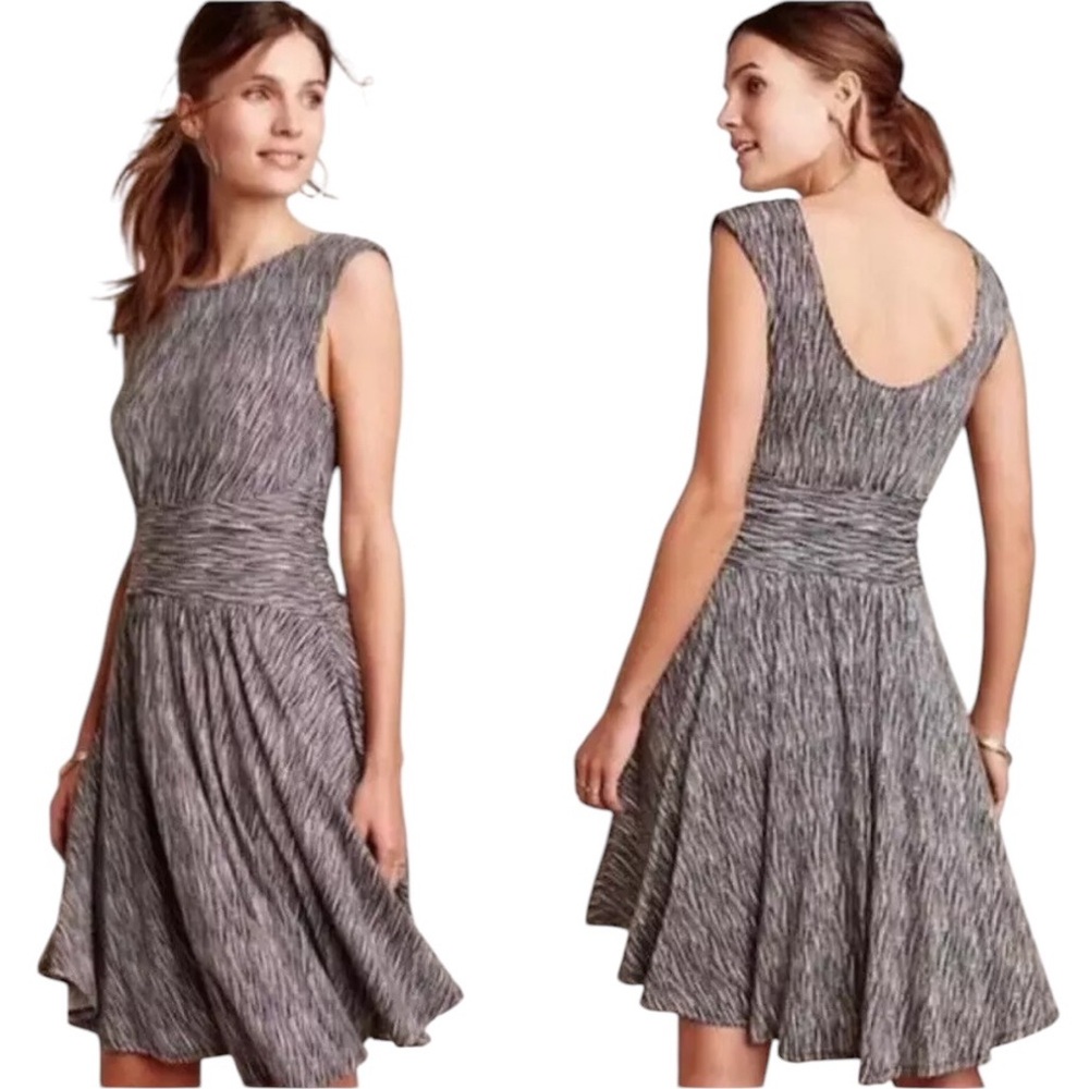 Anthropologie Moulinette Soeurs South Shore Scoop Back Jersey Knit Dress - M